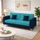 Dark Blue & Aqua Blue