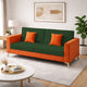 Orange & Dark Green