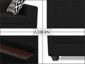 Blazer L Shape 6 Seater Sofa Set (Right Side) (Black)