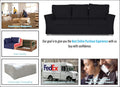 Alexia 3+2+1 6 Seater Sofa Set (Black)