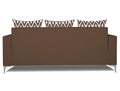 Adorn India Anigma 3 Seater Sofa (Brown)