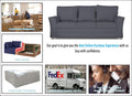 Alexia 3+2 5 Seater Sofa Set (Dark Grey)