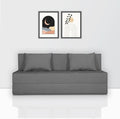 Adorn India Easy 4 Seater Sofa Cum Bed Alyn 6'x 6' (Grey)