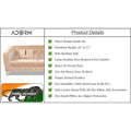 Adorn India Premium Camilla 3 Seater Sofa (Velvet Fabric Colour Beige)