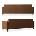 Rio Elegant L Shape 5 Seater Sofa Set (LHS) (Brown)