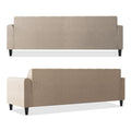Rio Elegant L Shape 5 Seater Sofa Set (LHS) (Beige)
