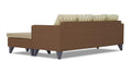Dorothy Blossom L Shape 5 Seater Sofa Set RHS (Brown & Beige)