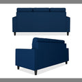 Darcy L Shape 4 Seater Sofa Set (Blue)