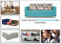 Alita 3+2+1 Compact 6 Seater Sofa Set (Aqua Blue)