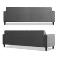 Adorn India Rio Elegant L Shape 5 Seater Sofa Set (RHS) (Grey) (3 Year Warranty)