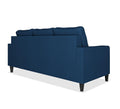 Adorn India Chandler Decent 3 Seater Sofa (Blue) (3 Year Warranty)