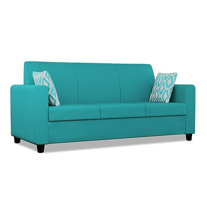 Adorn India Monteno 5 Seater 3-1-1 Sofa Set (Aqua Blue)