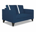 Adorn India Chandler Plus 2 Seater Sofa (Blue) (3 Year Warranty)