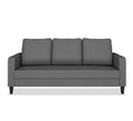 Adorn India Chandler Decent 3 Seater Sofa (Grey) (3 Year Warranty)
