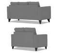 Adorn India Chandler Plus 3+2 5 Seater Sofa Set (Grey) (3 Year Warranty)