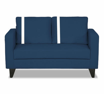 Adorn India Chandler Plus 2 Seater Sofa (Blue)