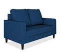 Adorn India Chandler Decent 2 Seater Sofa (Blue) (3 Year Warranty)