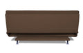 Adorn India Aspen 3 Seater Sofa Cum Bed Single Tone Fabric (Brown) (3 Year Warranty)