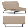 Adorn India Benjamin 3 Seater Sofa Cum Bed (Beige) (3 Year Warranty)