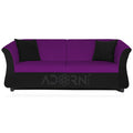 Acura 3 Seater Sofa (Brown & Beige)