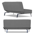 Adorn India Benjamin 3 Seater Sofa Cum Bed (Grey) (3 Year Warranty)