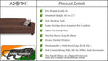 Blazer L Shape 6 Seater Sofa Set (Left Side) (Brown)