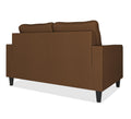 Adorn India Chandler Decent 2 Seater Sofa (Brown) (3 Year Warranty)