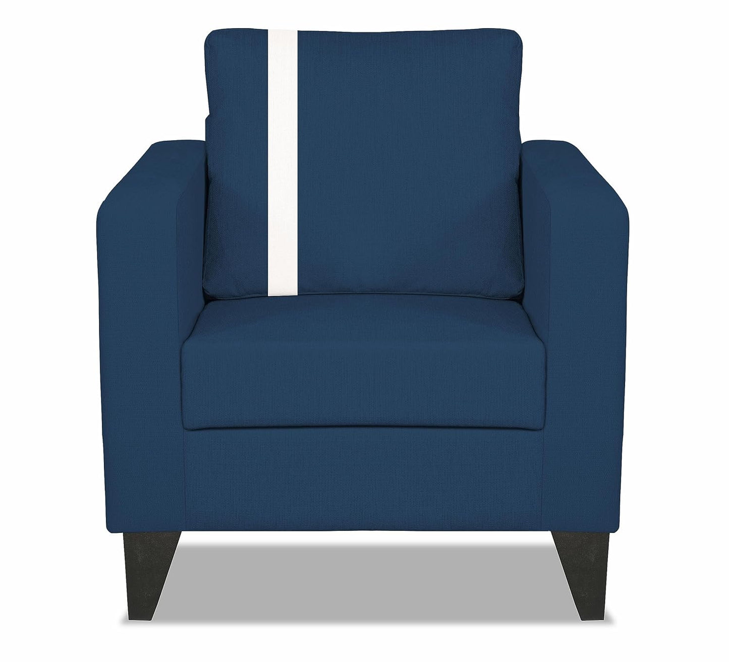 Adorn India Chandler Plus 1 Seater Sofa (Blue)