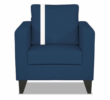 Adorn India Chandler Plus 1 Seater Sofa (Blue)