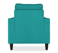 Adorn India Chandler Decent 1 Seater Sofa (Aqua Blue) (3 Year Warranty)