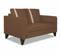 Adorn India Chandler Plus 2 Seater Sofa (Brown)