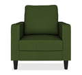Adorn India Chandler Decent 1 Seater Sofa (Green) (3 Year Warranty)