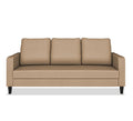 Adorn India Chandler Decent 3 Seater Sofa (Beige) (3 Year Warranty)