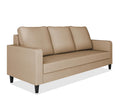 Adorn India Chandler Decent 3 Seater Sofa (Beige) (3 Year Warranty)