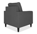 Adorn India Chandler Decent 1 Seater Sofa (Grey) (3 Year Warranty)