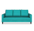 Adorn India Chandler Decent 3 Seater Sofa (Aqua Blue) (3 Year Warranty)