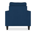 Adorn India Chandler Decent 1 Seater Sofa (Blue) (3 Year Warranty)