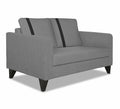 Adorn India Chandler Plus 2 Seater Sofa (Grey) (3 Year Warranty)