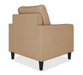 Adorn India Chandler Decent 1 Seater Sofa (Beige) (3 Year Warranty)