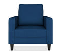 Adorn India Chandler Decent 1 Seater Sofa (Blue) (3 Year Warranty)