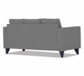 Adorn India Chandler Plus 3 Seater Sofa (Grey) (3 Year Warranty)