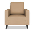 Adorn India Chandler Decent 1 Seater Sofa (Beige) (3 Year Warranty)