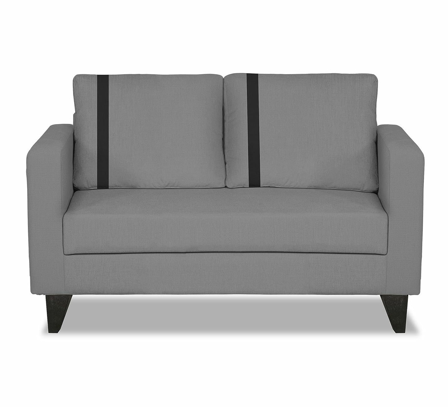 Adorn India Chandler Plus 2 Seater Sofa (Grey)