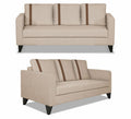 Adorn India Chandler Plus 3+2+1 6 Seater Sofa Set (Beige) (3 Year Warranty)