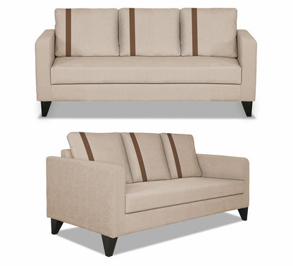 Adorn India Chandler Plus 3+2+1 6 Seater Sofa Set (Beige)