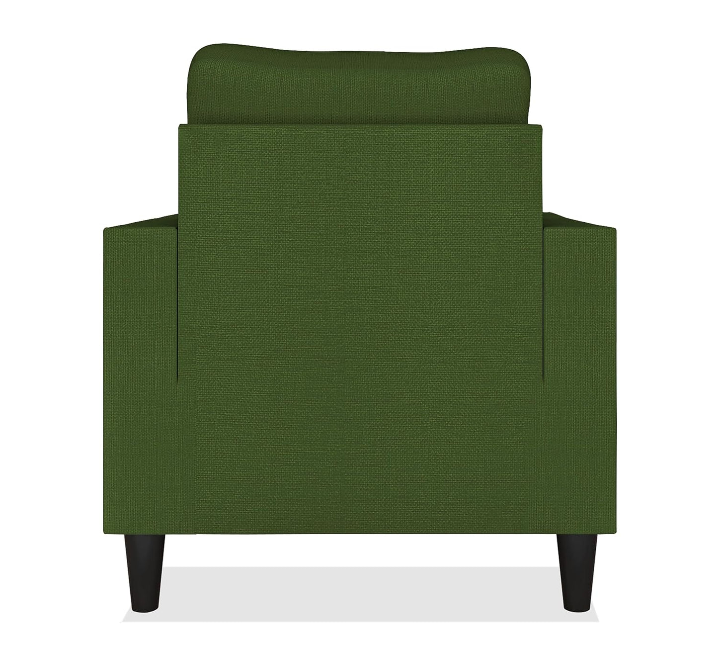 Adorn India Chandler Decent 1 Seater Sofa (Green) - Wood