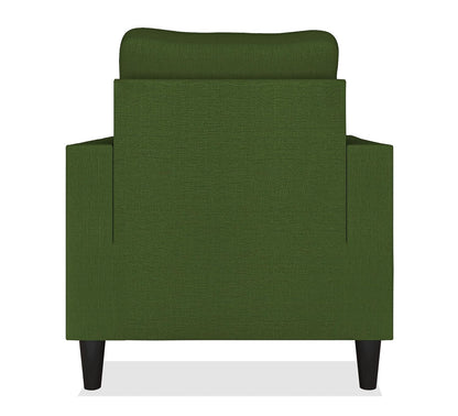 Adorn India Chandler Decent 1 Seater Sofa (Green) - Wood