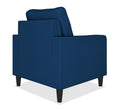 Adorn India Chandler Decent 1 Seater Sofa (Blue) (3 Year Warranty)