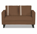Adorn India Chandler Plus 2 Seater Sofa (Brown)