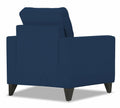 Adorn India Chandler Plus 1 Seater Sofa (Blue) (3 Year Warranty)